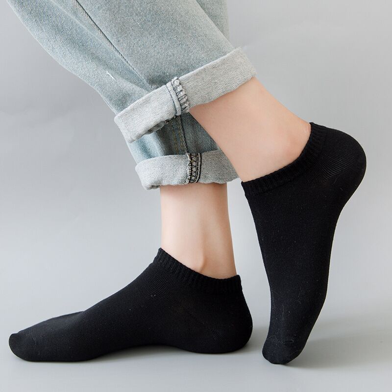 10足組 ブラック＆ホワイト ノーショーソックス ローカット - Ankle Sock Low Cut のレビューと価格