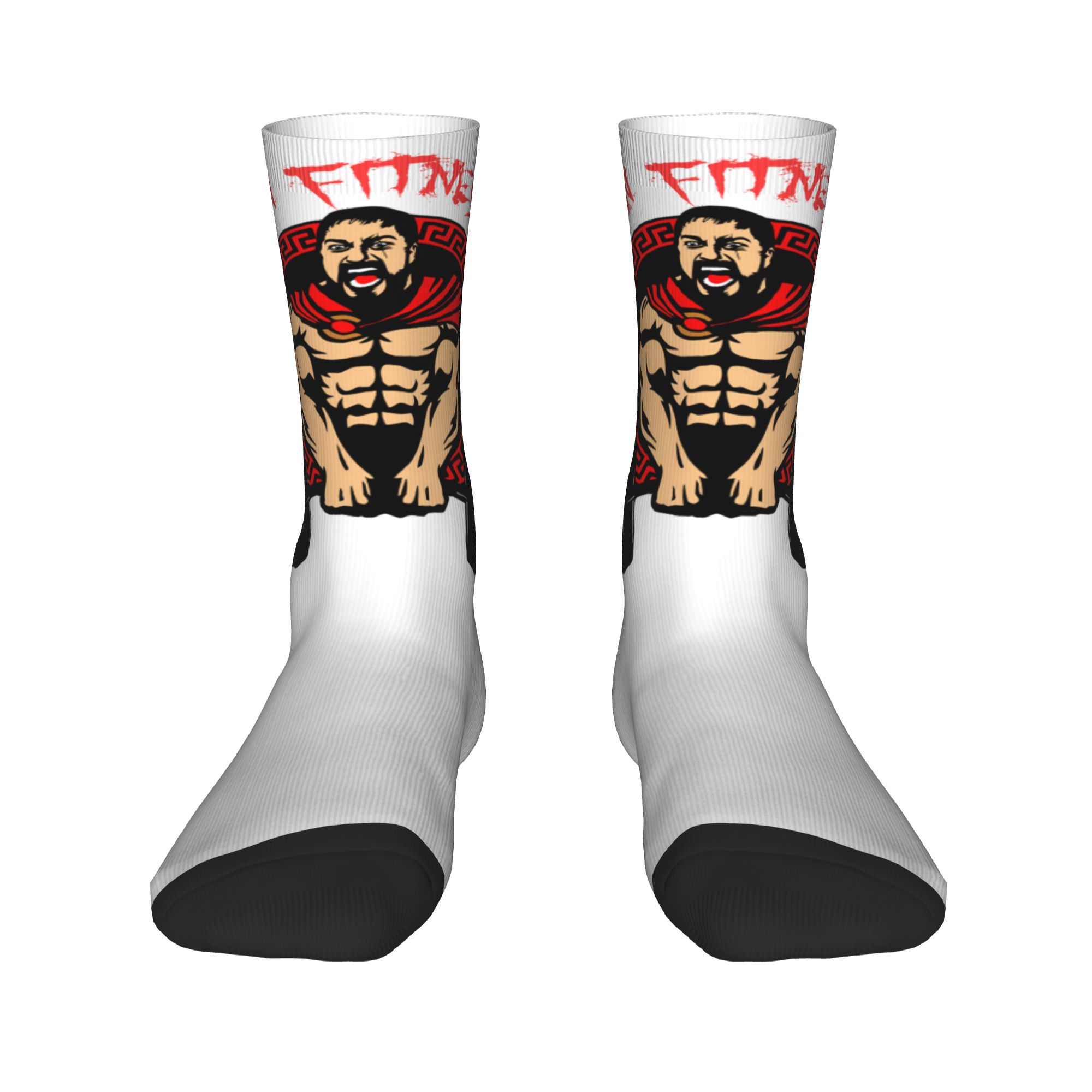 カスタムスパルタンジムメンズクルーソックスユニセックスノベル - Dress Sock Men のレビューと価格