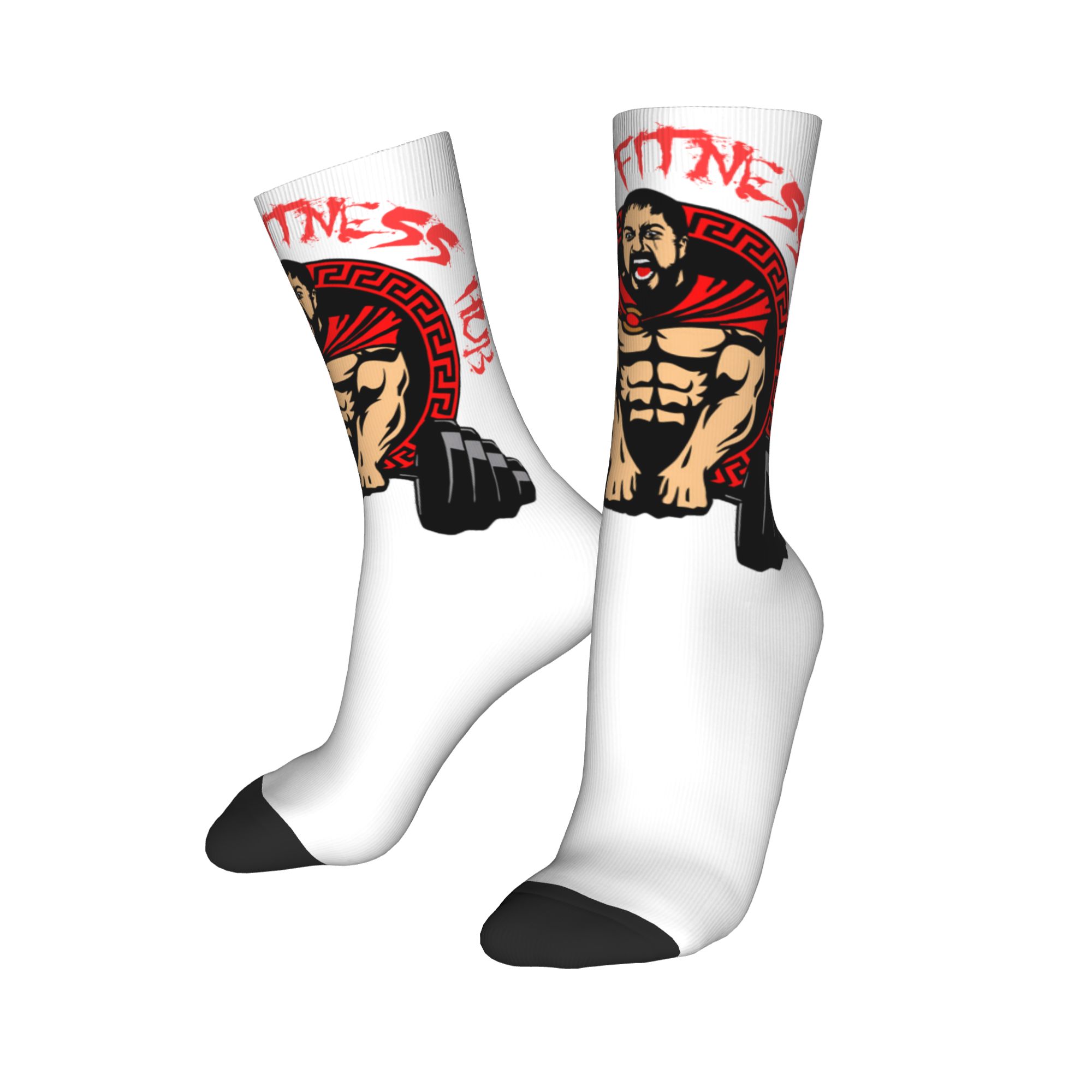 カスタムスパルタンジムメンズクルーソックスユニセックスノベル - Dress Sock Men のレビューと価格