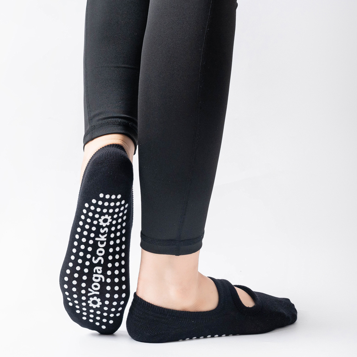 高品質の女性ヨガソックス滑り止め通気性バックレスピラティスソ - Grip Sock Yoga のレビューと価格