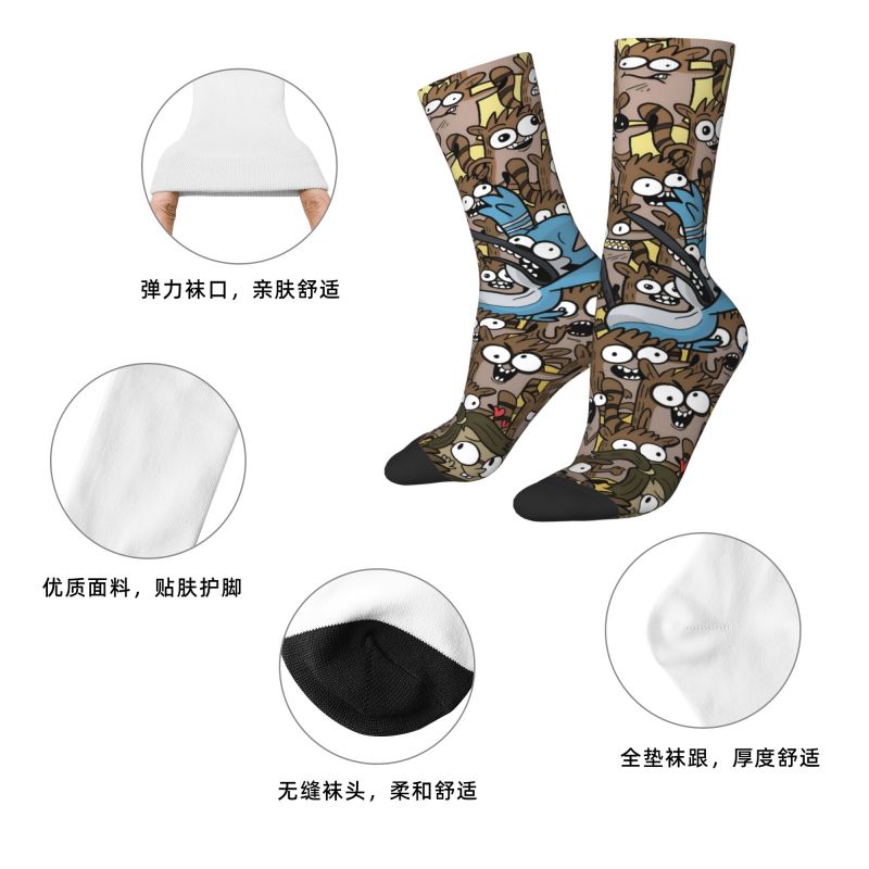 カスタム R-Regular Show ドレスソックス男性女 - Dress Sock Men のレビューと価格