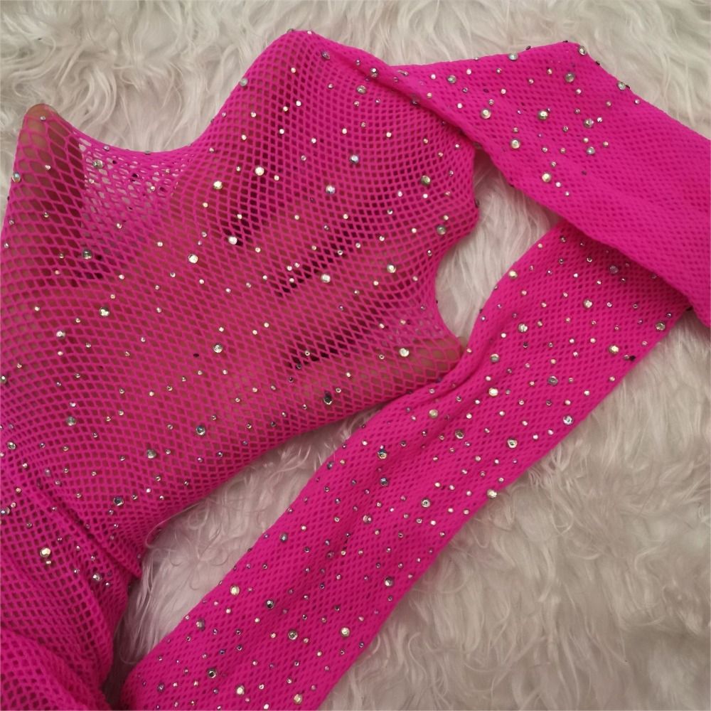 トレンディな光沢のあるフィッシュネットタイツ、小さなメッシュ - Fishnet Stocking Women のレビューと価格