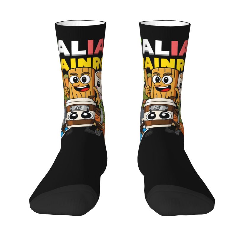 カスタムイタリアンブレインロットドレスソックスメンズレディー - Dress Sock Men のレビューと価格