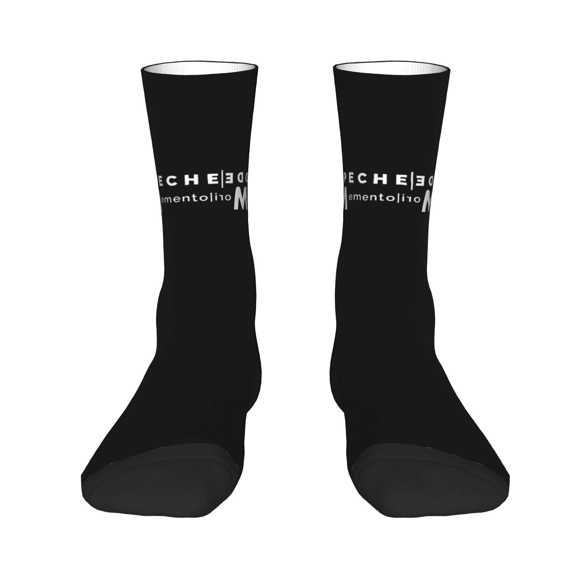 カスタム電子ロックデペッシュクールモード男性女性クルーソック - Dress Sock Men のレビューと価格
