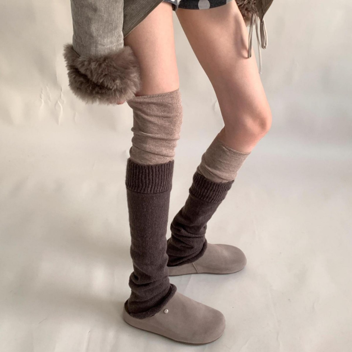 レディース オーバーザニー サイハイソックス スラウチブーツ - Boot Sock Slouchy のレビューと価格